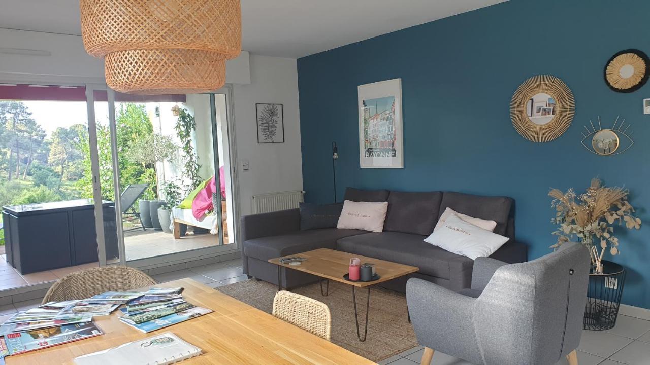 Appartement Calme Avec Jardin Bidart Biarritz Buitenkant foto